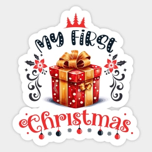 My first Christmas Sticker